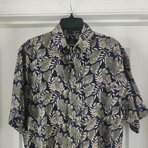Vtg enro traditions mens short sleeve shirt Large 100% Cotton